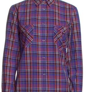 Golden Goose Purple Button Down Top